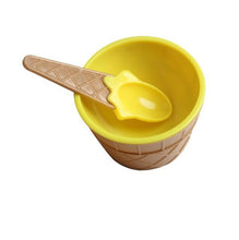 Load image into Gallery viewer, Kids Ice Cream Bowl &amp; Spoon Set!