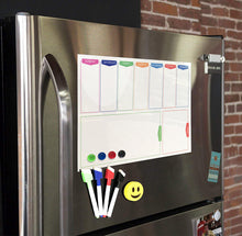 Load image into Gallery viewer, Whiteboard Weekly Planner - A Must Have For Your Fridge!