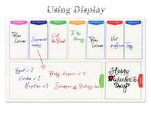 Load image into Gallery viewer, Whiteboard Weekly Planner - A Must Have For Your Fridge!